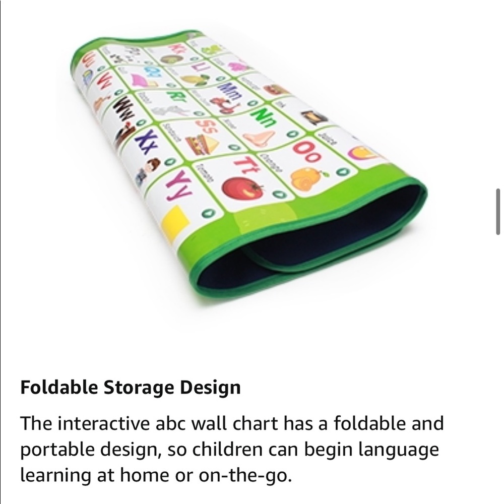 Interactive ABC & 123s Electronic Learning Charts Posters, Preschool Learning - Picture 9 of 13